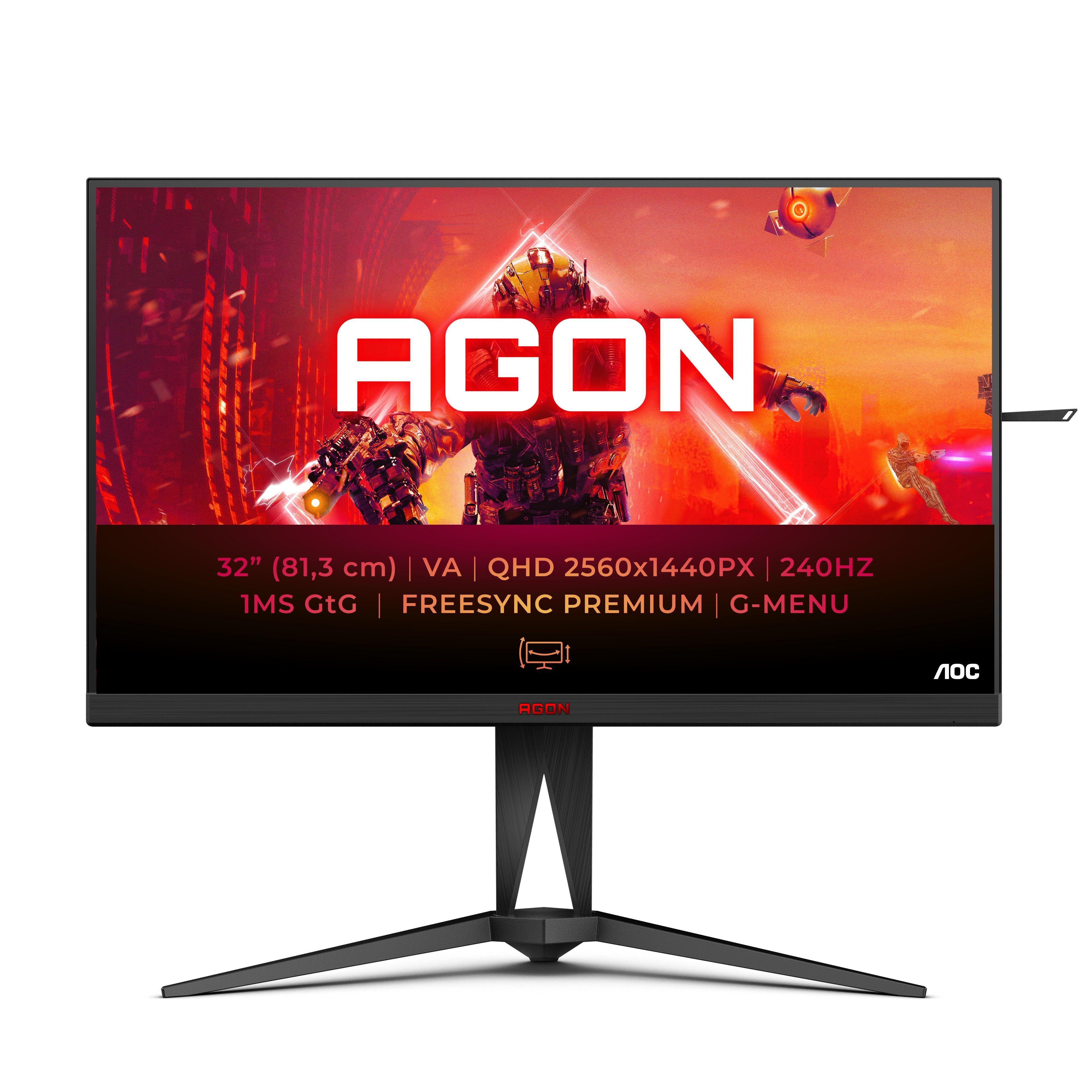 AOC  AGON 5 AG325QZN/EU LED display 80 cm (31.5") 2560 x 1440 Pixel Quad HD Nero 