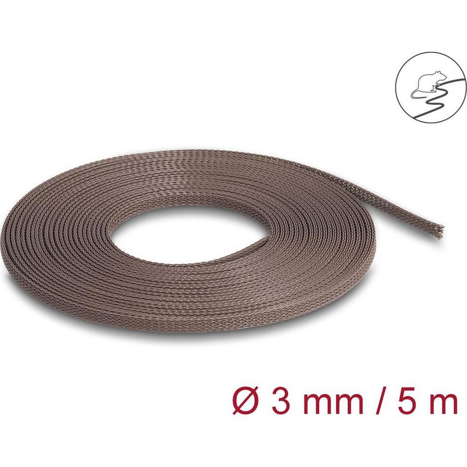 DeLock  Geflechtschlauch nagerfest 