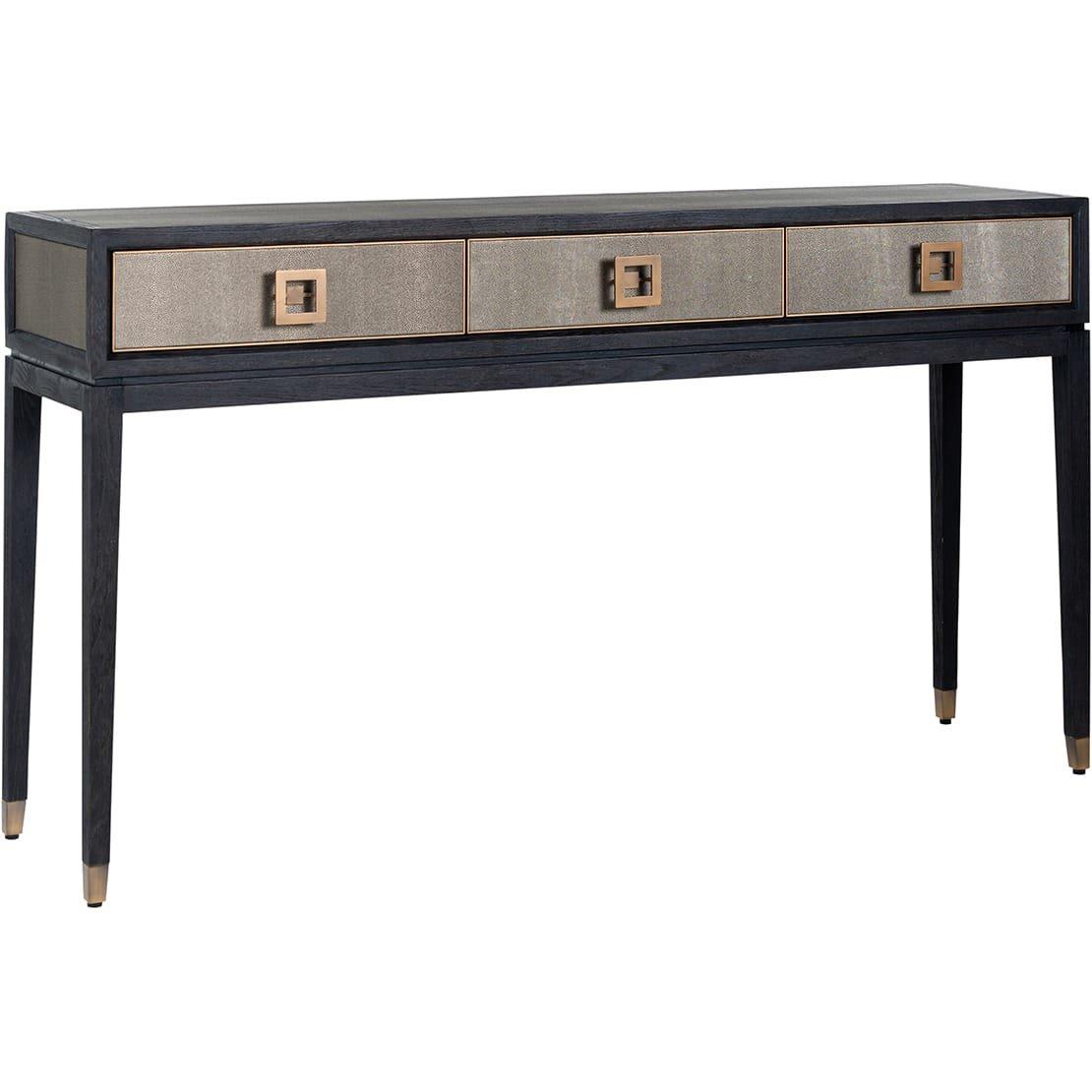 mutoni Table console Bloomville noir or 165  