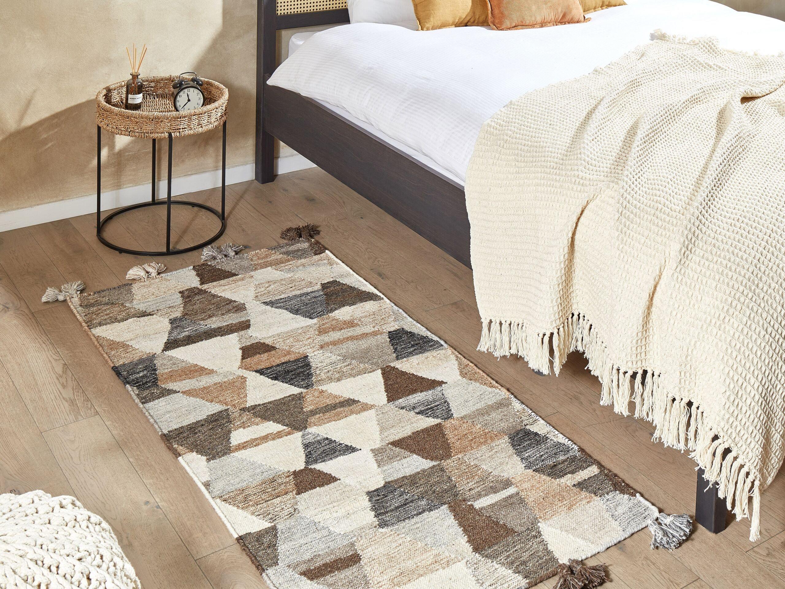 Beliani Tapis en Laine Boho ARGAVAND  