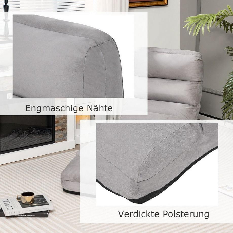 Northix Verstellbarer Liegesessel, 5 Positionen  