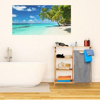 B2X Bambus-Badezimmerregal mit Wäschekorb  