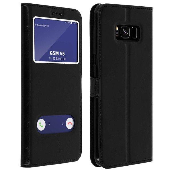 Avizar  Custodia Finestre Galaxy S8 Plus Nera 