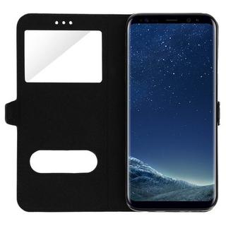 Avizar  Custodia Finestre Galaxy S8 Plus Nera 