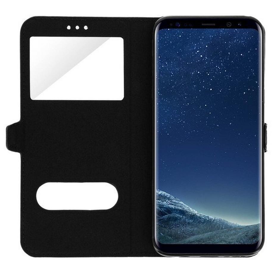 Avizar  Hülle View Cover Galaxy S8 Plus Schwarz 