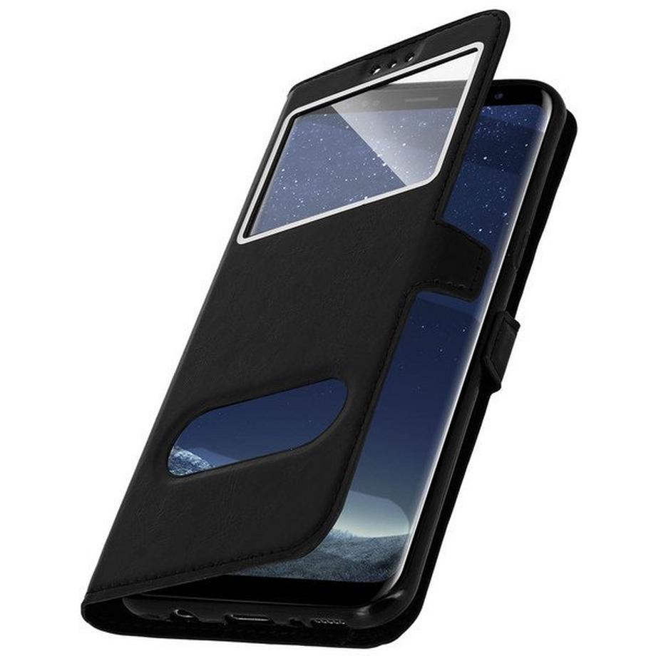Avizar  Hülle View Cover Galaxy S8 Plus Schwarz 