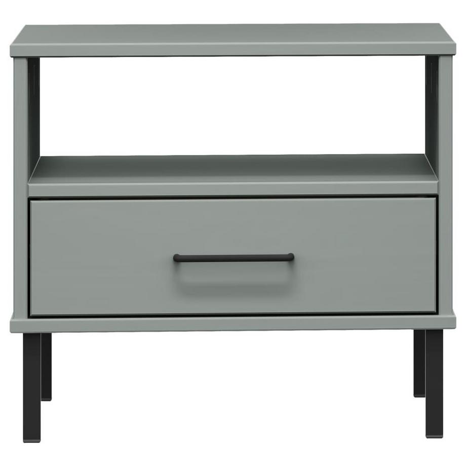 VidaXL comodino Legno di pino  