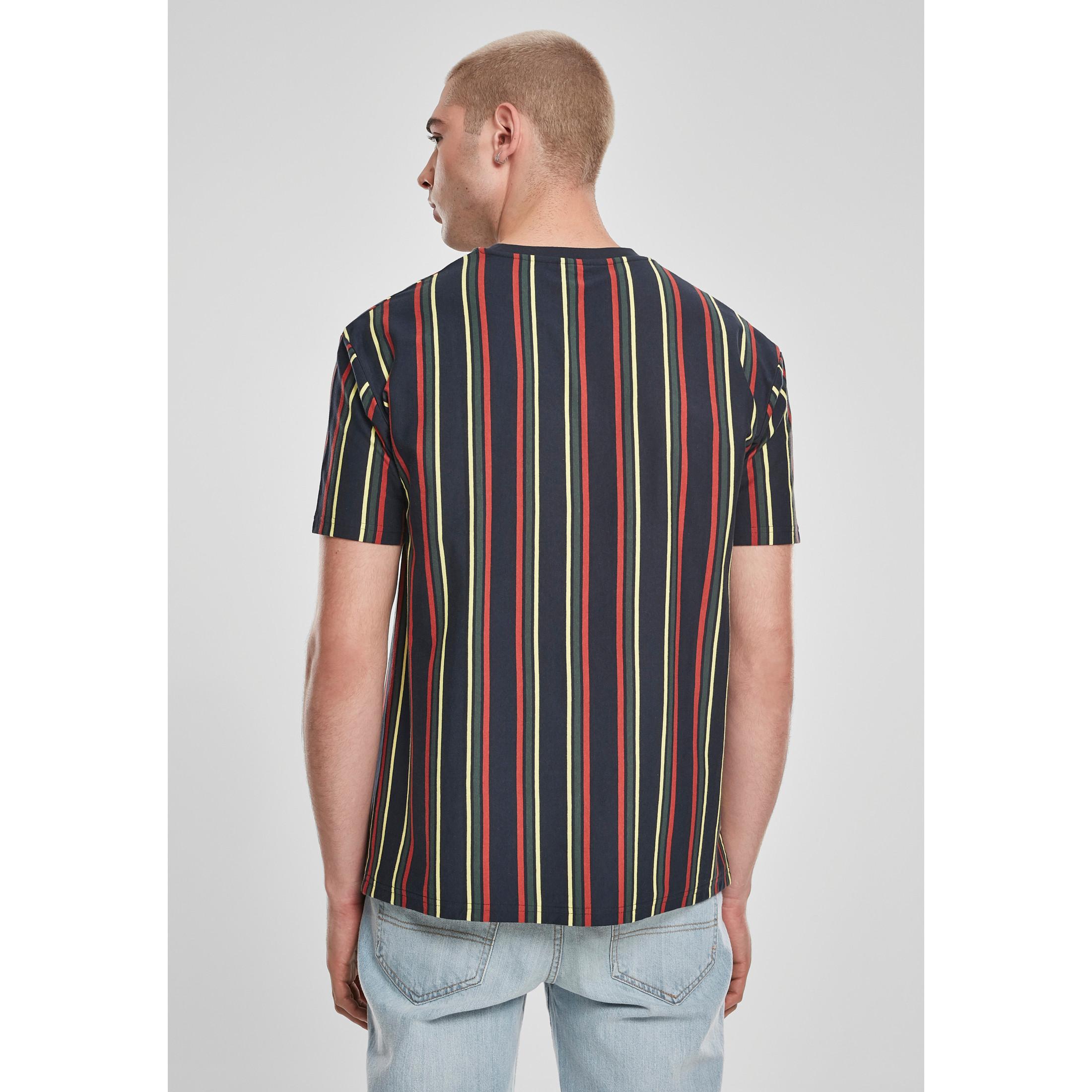 URBAN CLASSICS Oversized Gestreiftes T-Shirt  