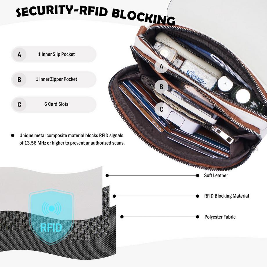 Only-bags.store Sac bandoulière en cuir végétalien avec sangle réglable  