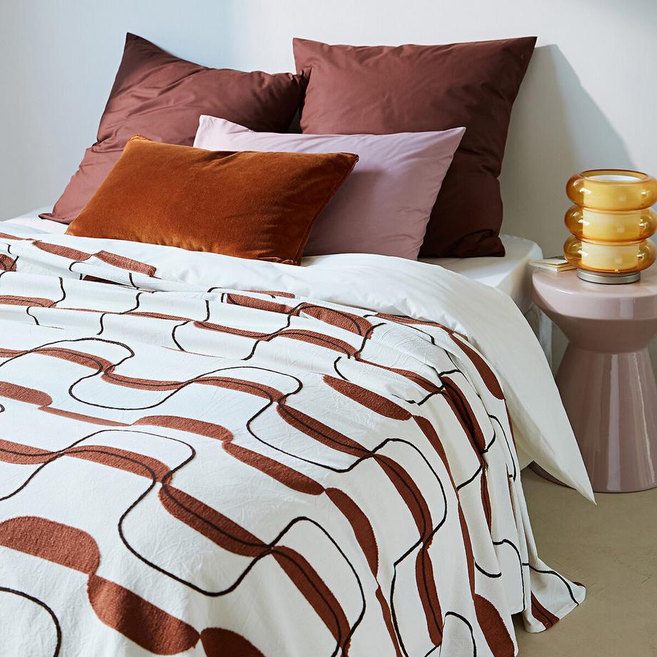 La Redoute Intérieurs Scenario Federa in percalle di cotone tinta unita  