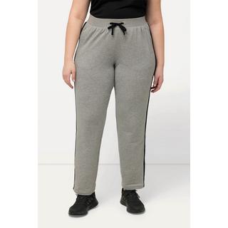 Ulla Popken  Pantalon de jogging, galons, ceinture élastique, poches 