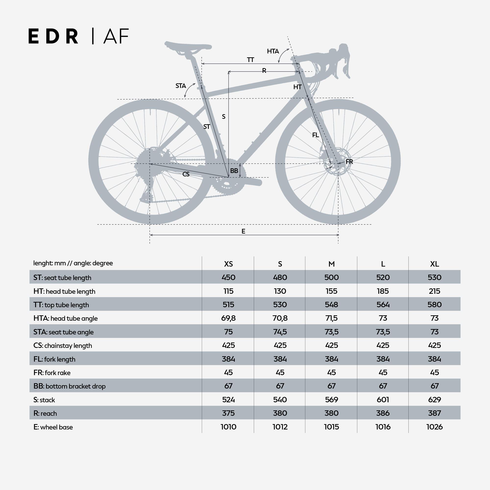 VAN RYSEL  Rennvelo Endurance 2x10v Aluminiumrahmen 