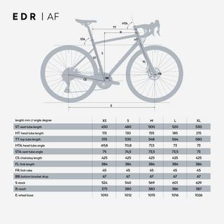VAN RYSEL  Rennvelo Endurance 2x10v Aluminiumrahmen 