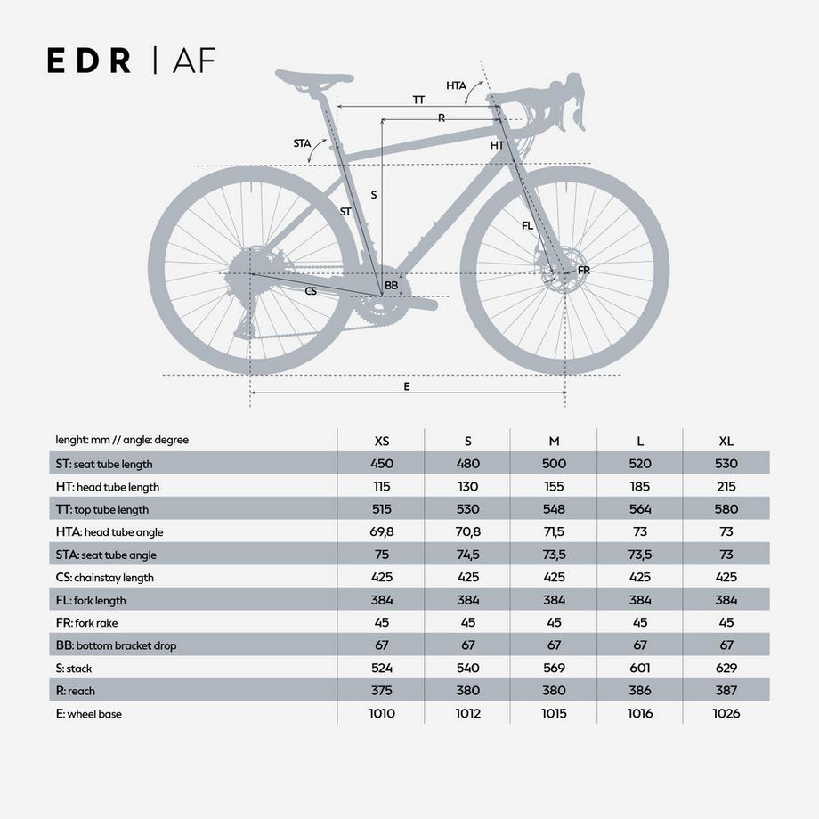 VAN RYSEL  Rennvelo Endurance 2x10v Aluminiumrahmen 