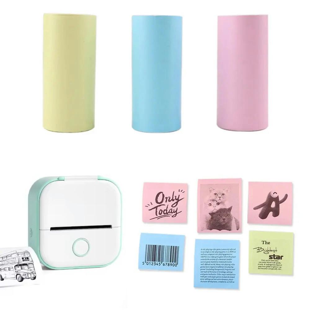 FitLife  Thermopapier Rolle für Mini Drucker Tinyprint, klebend 