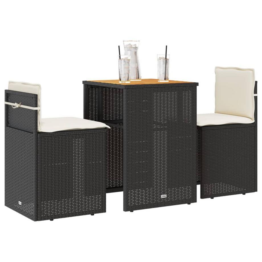 VidaXL set da bistrò Polirattan  