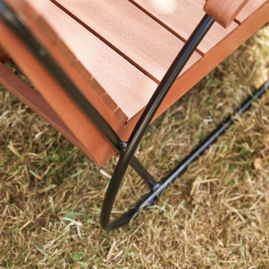 Tikamoon Gartensessel aus massivem Akazienholz Key Wood  