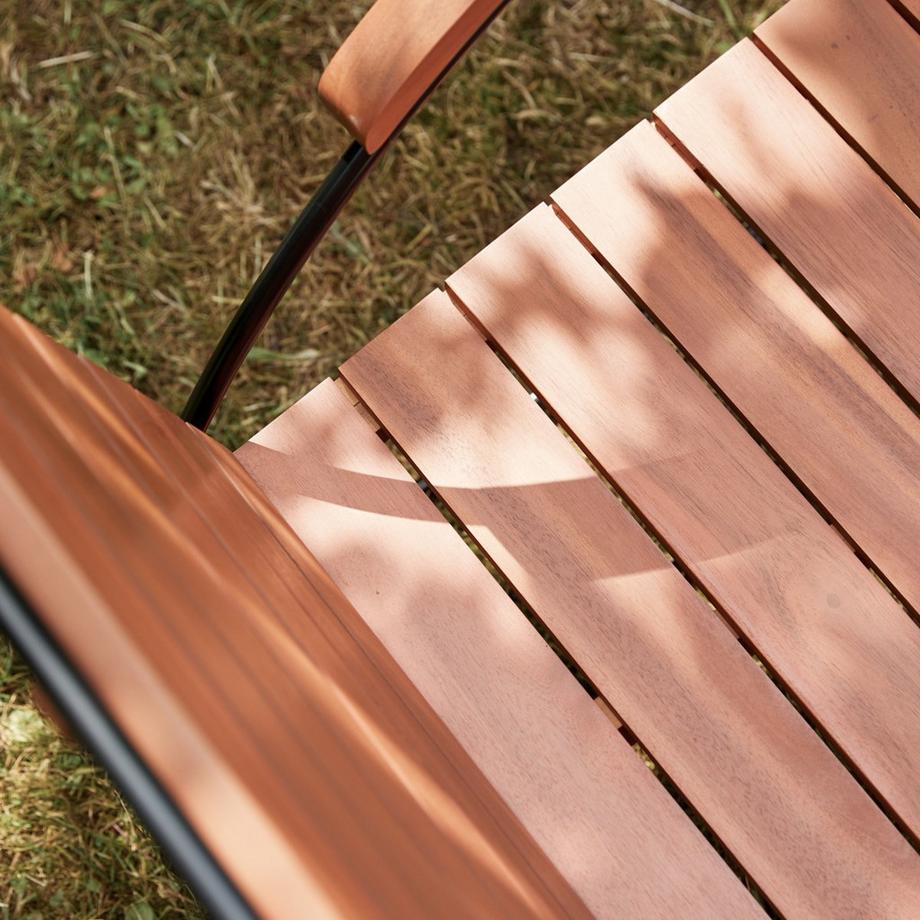 Tikamoon Gartensessel aus massivem Akazienholz Key Wood  