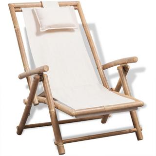 VidaXL Chaise de terrasse bambou  