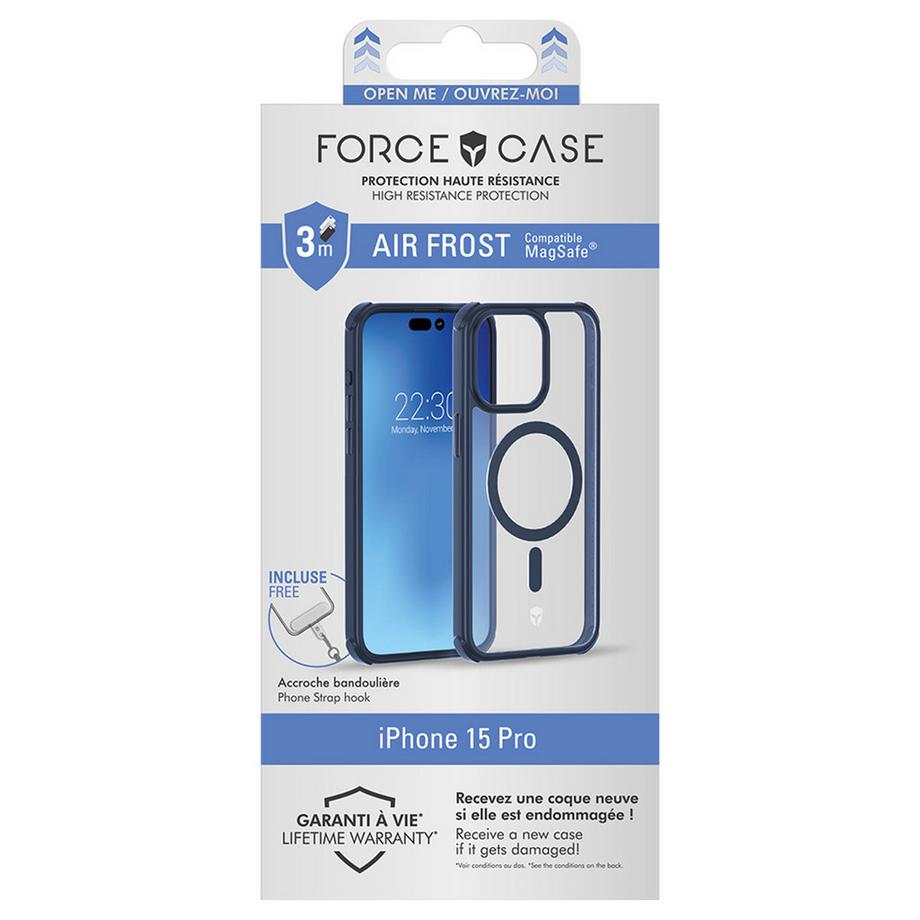 Force Power  Coque AIR FROST iPhone 15 Pro 