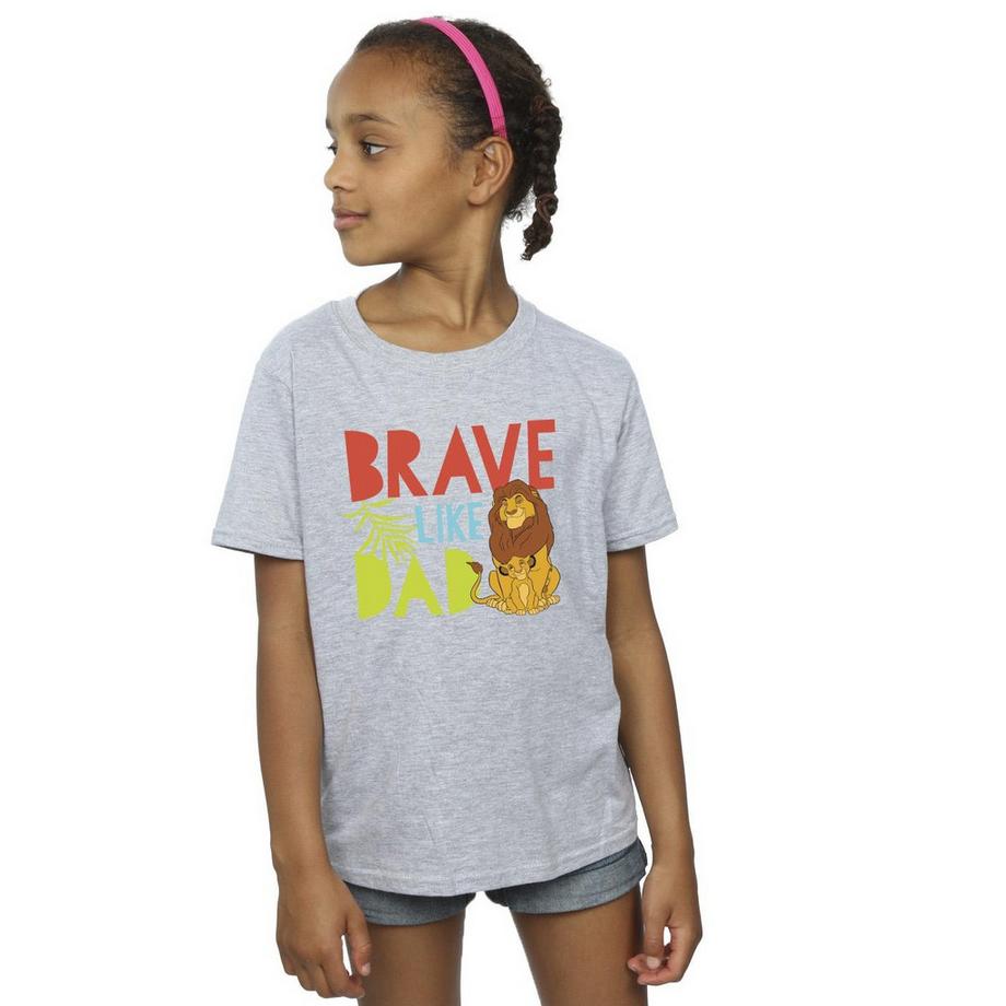 Disney  Tshirt THE LION KING BRAVE LIKE DAD 