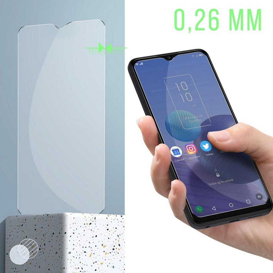 Avizar  Verre trempé TCL 408 , 406 et 40R 5G 