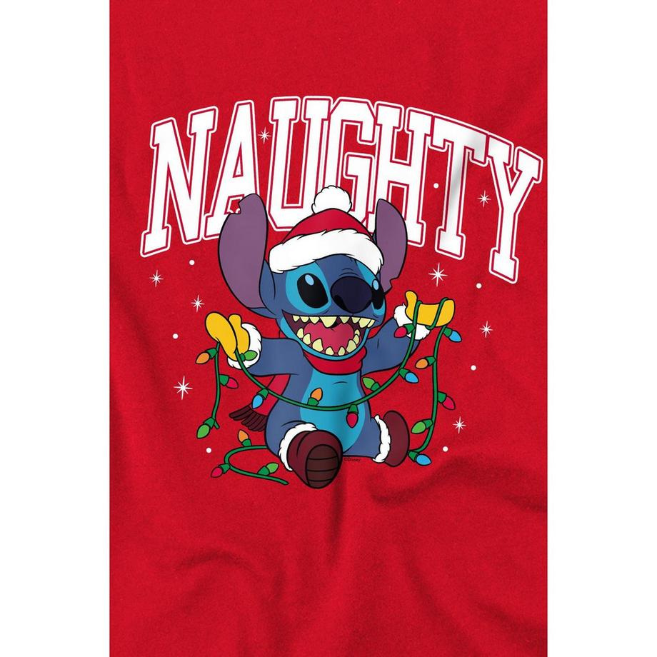 Lilo & Stitch Naughty Stitch Bedrucktes T-Shirt  