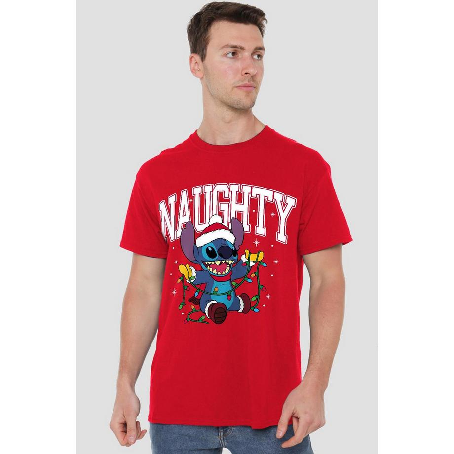 Lilo & Stitch Naughty Stitch Bedrucktes T-Shirt  