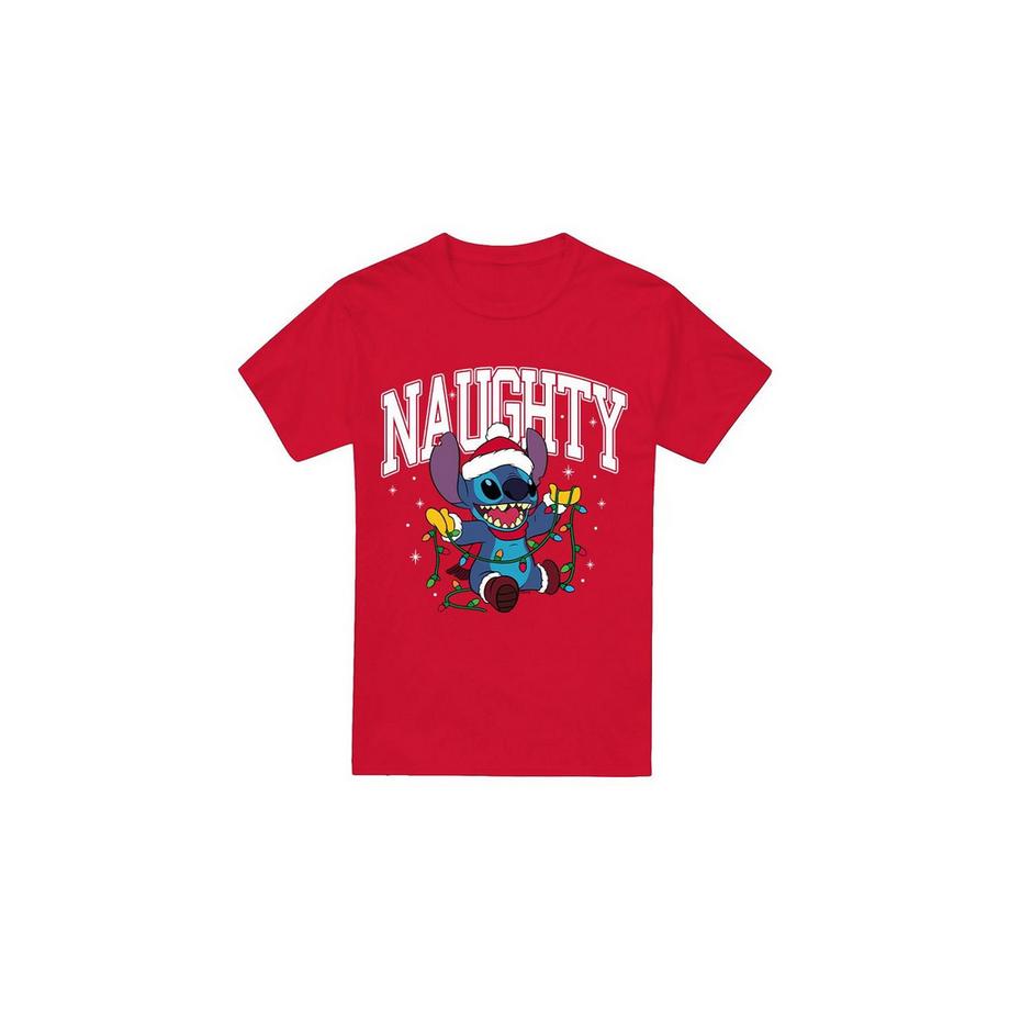 Lilo & Stitch Naughty Stitch Bedrucktes T-Shirt  