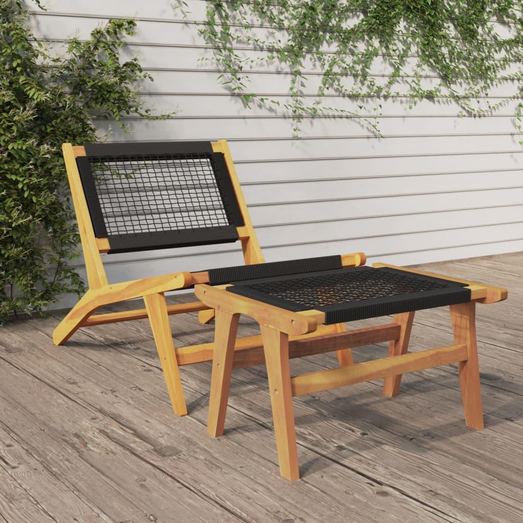 VidaXL sedia da giardino Teak riciclato  