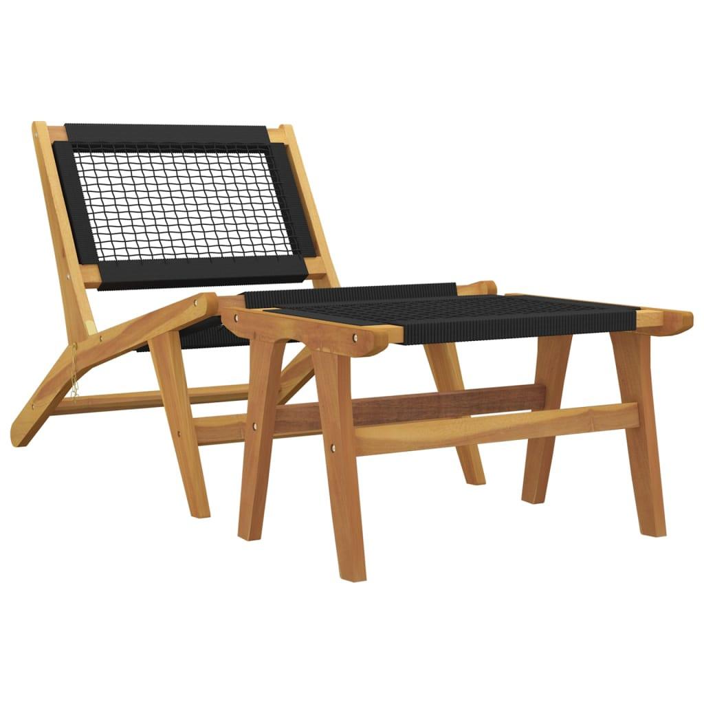 VidaXL Chaise de jardin teck  