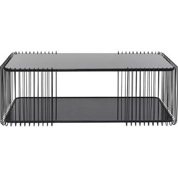 Tavolino Wire Double nero 120x60