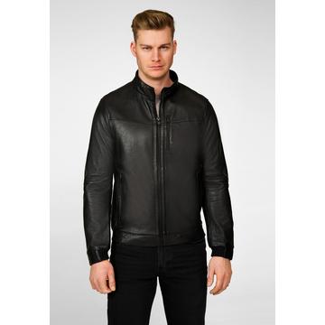 Lederjacke Durano - sportlicher Blouson mit Stehkragen