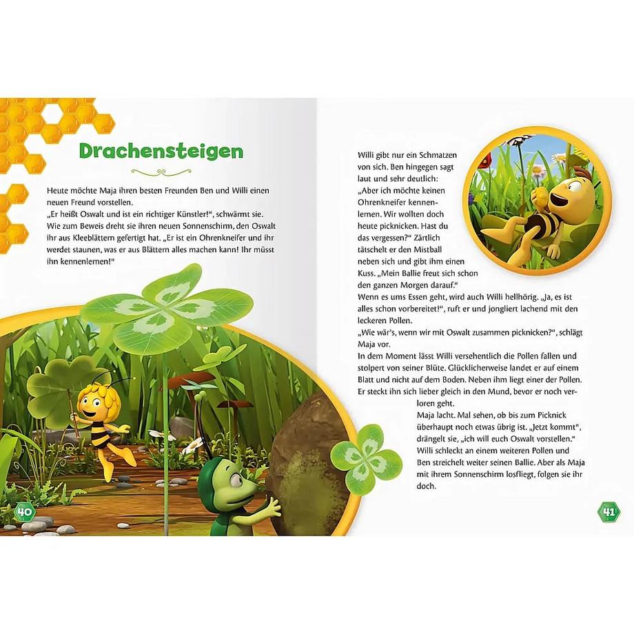 Biene Maja: Schönsten Minuten-Geschichten Felgentreff, Carla; Studio 100 Media GmbH (Illustrationen) Copertina rigida 