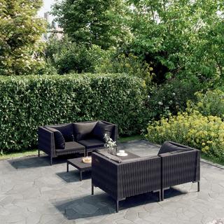 VidaXL set divani da giardino Polirattan  