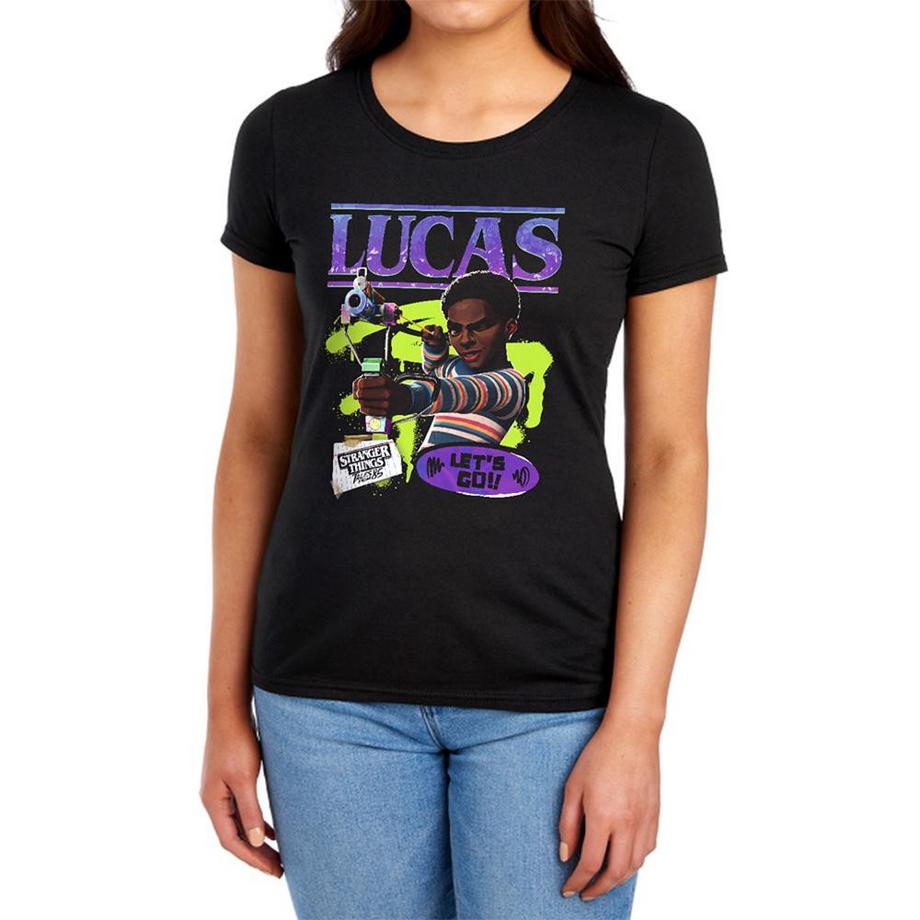 Stranger Things  T-ShirtMotif Lucas Motiftyle Stranger Things 