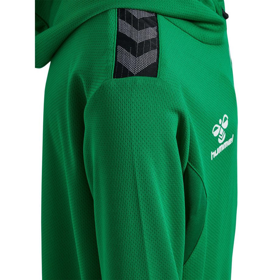 Hummel  kinder-trainingsjacke mit kapuze und reißverschluss aus polyester authentic 