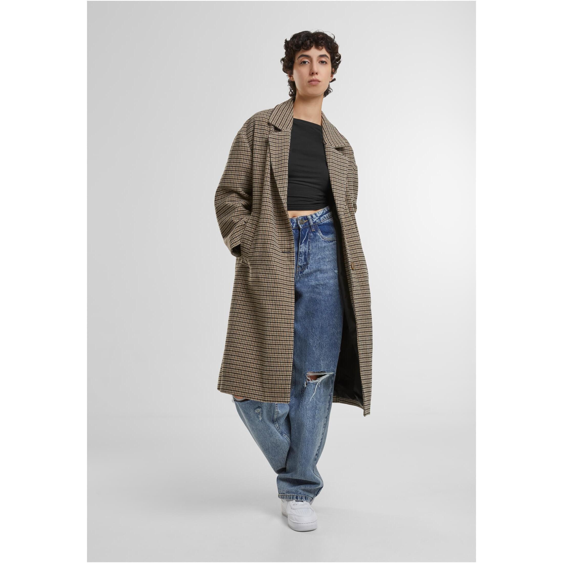 URBAN CLASSICS Cappotto a Quadri Oversize  
