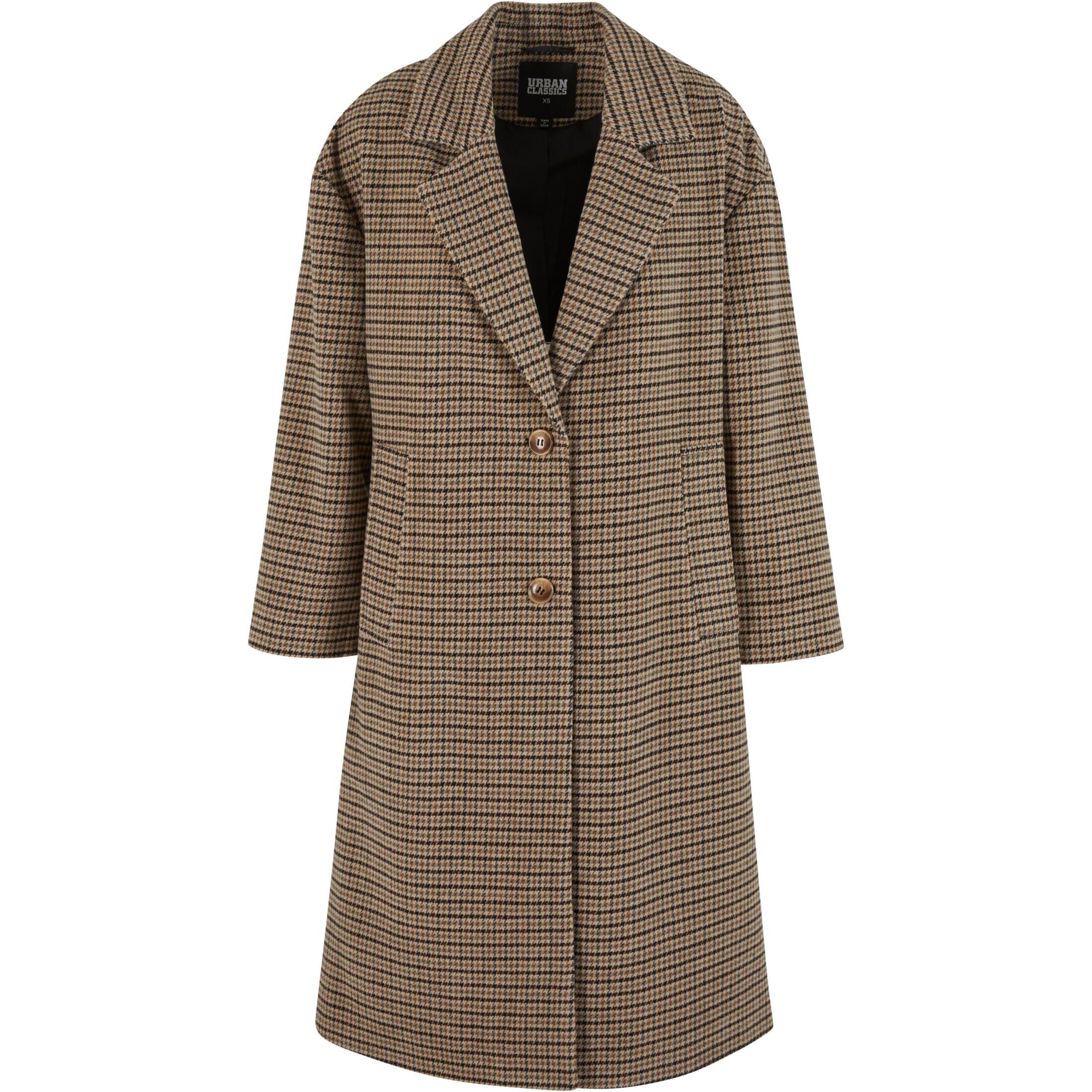 URBAN CLASSICS Cappotto a Quadri Oversize  