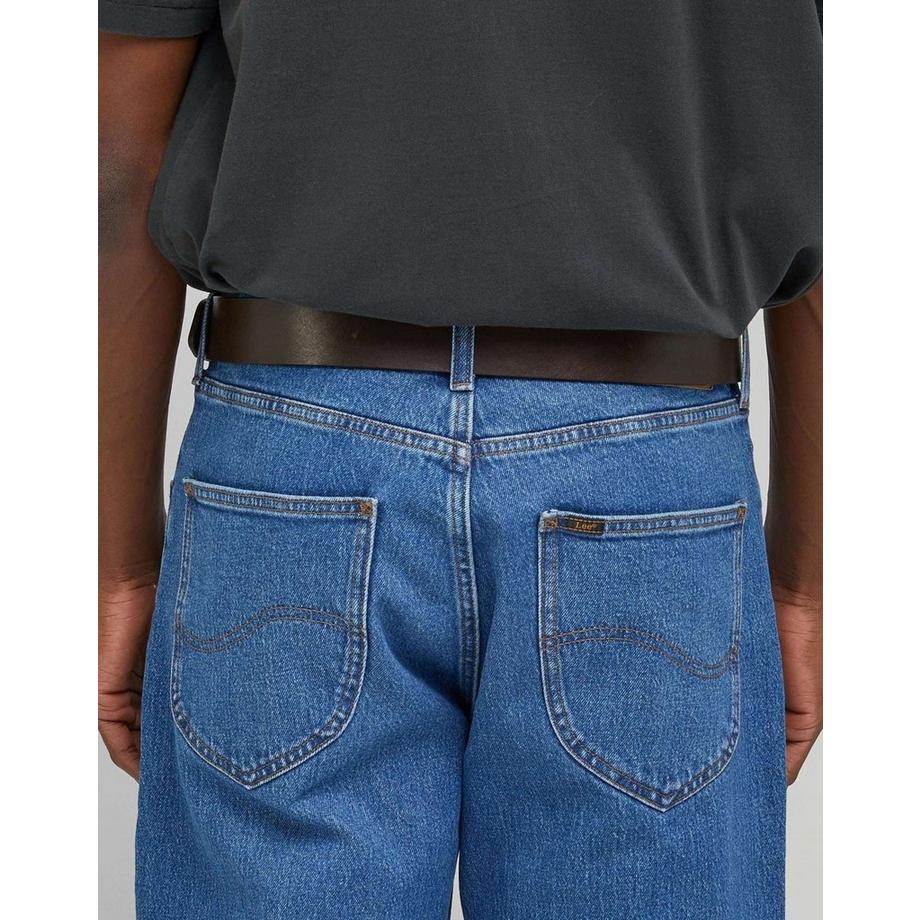 Lee Leder Logo Schnalle Gürtel  