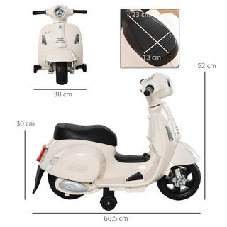 HOMCOM  Moto électrique pour enfants 