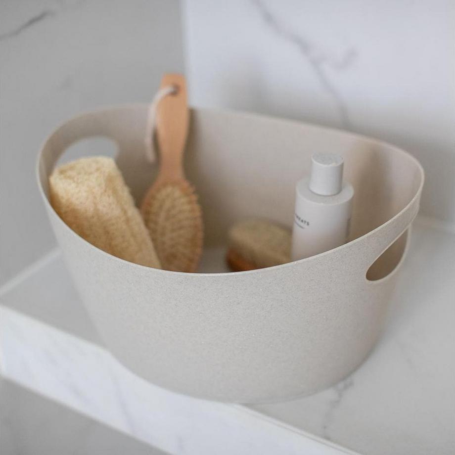 koziol koziol Bottichelli M porta biancheria 4,5 L Ovale Beige  