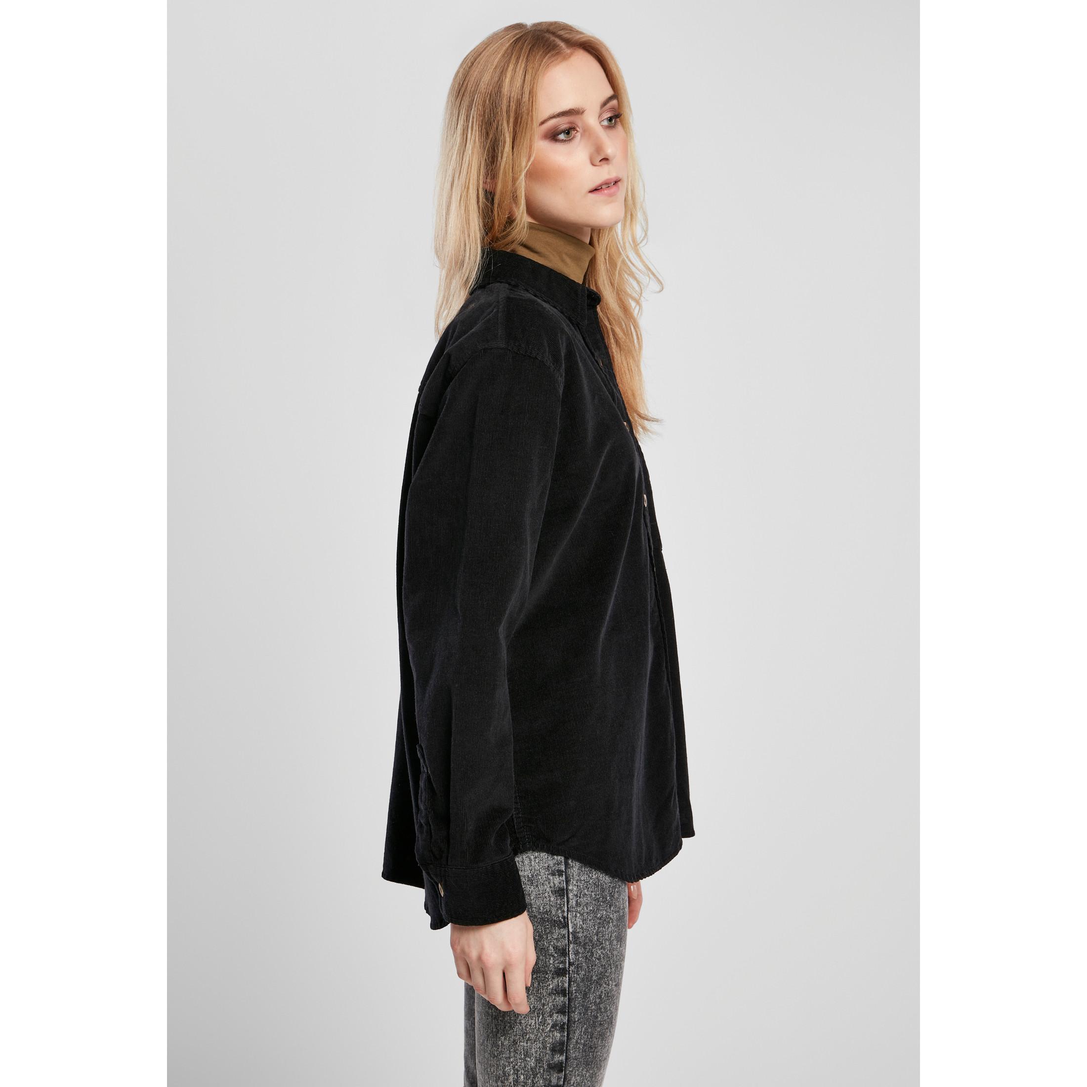 URBAN CLASSICS Corduroy Oversized Hemd  