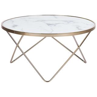 Beliani Table basse en Verre de sécurité Glamour MERIDIAN  