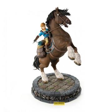Figur: Breath of the Wild Statue Link on Horseback (56cm)