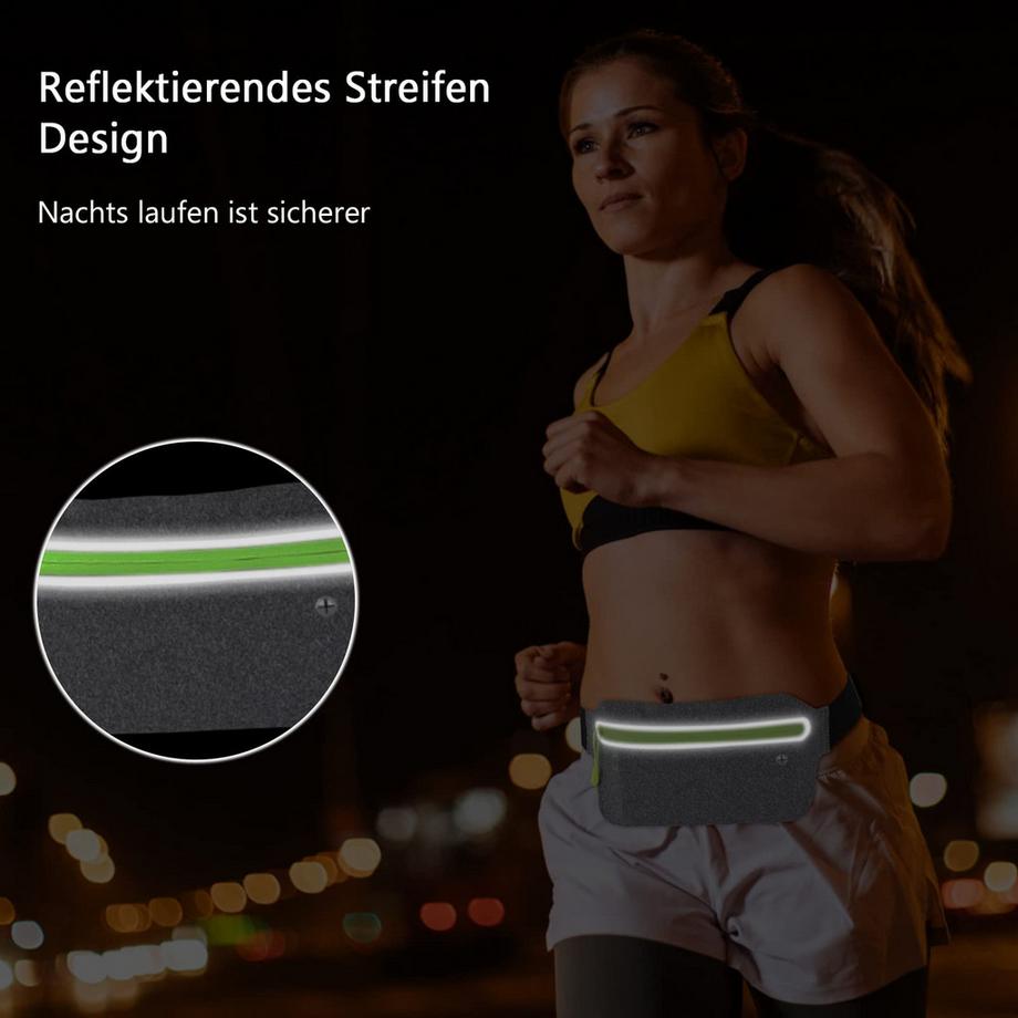 Only-bags.store Sac Banane de Course Étanche avec Prise Casque  