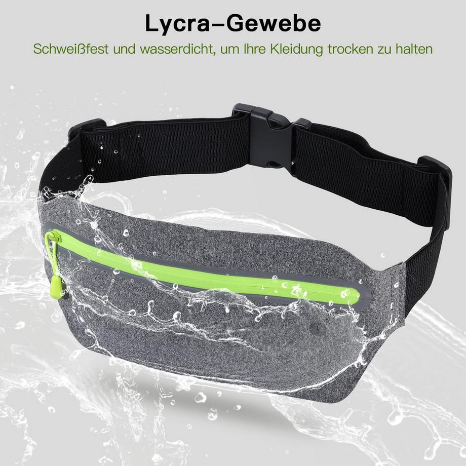 Only-bags.store Sac Banane de Course Étanche avec Prise Casque  