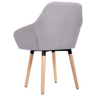 VidaXL Chaise de salle à manger tissu  