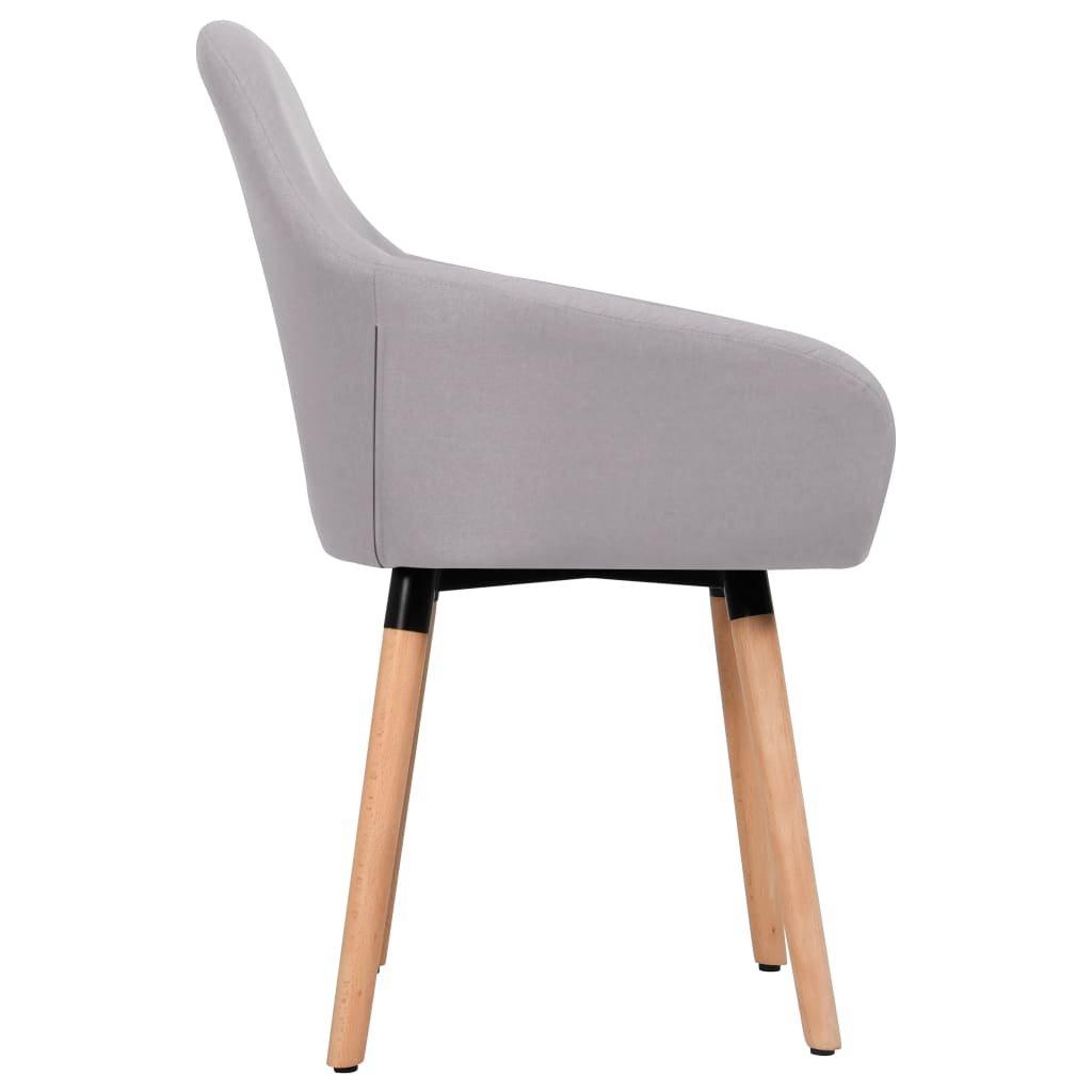 VidaXL Chaise de salle à manger tissu  