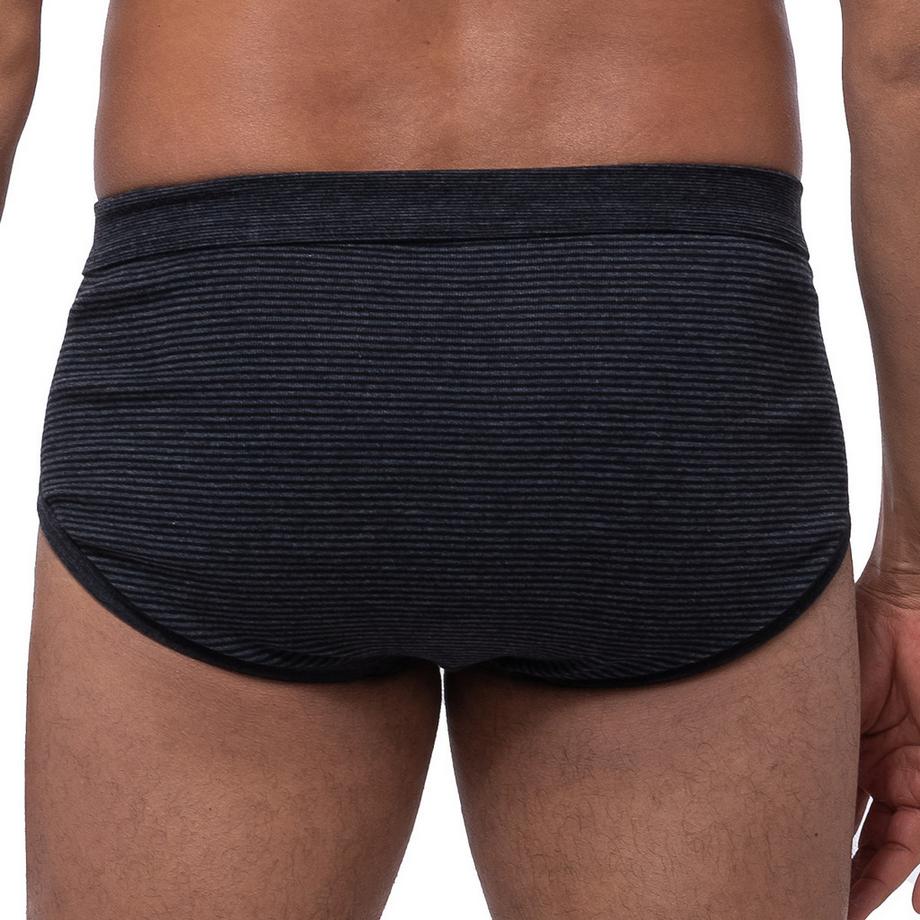 Ammann Confezione da 3 Slip a Costine Fini con Apertura  